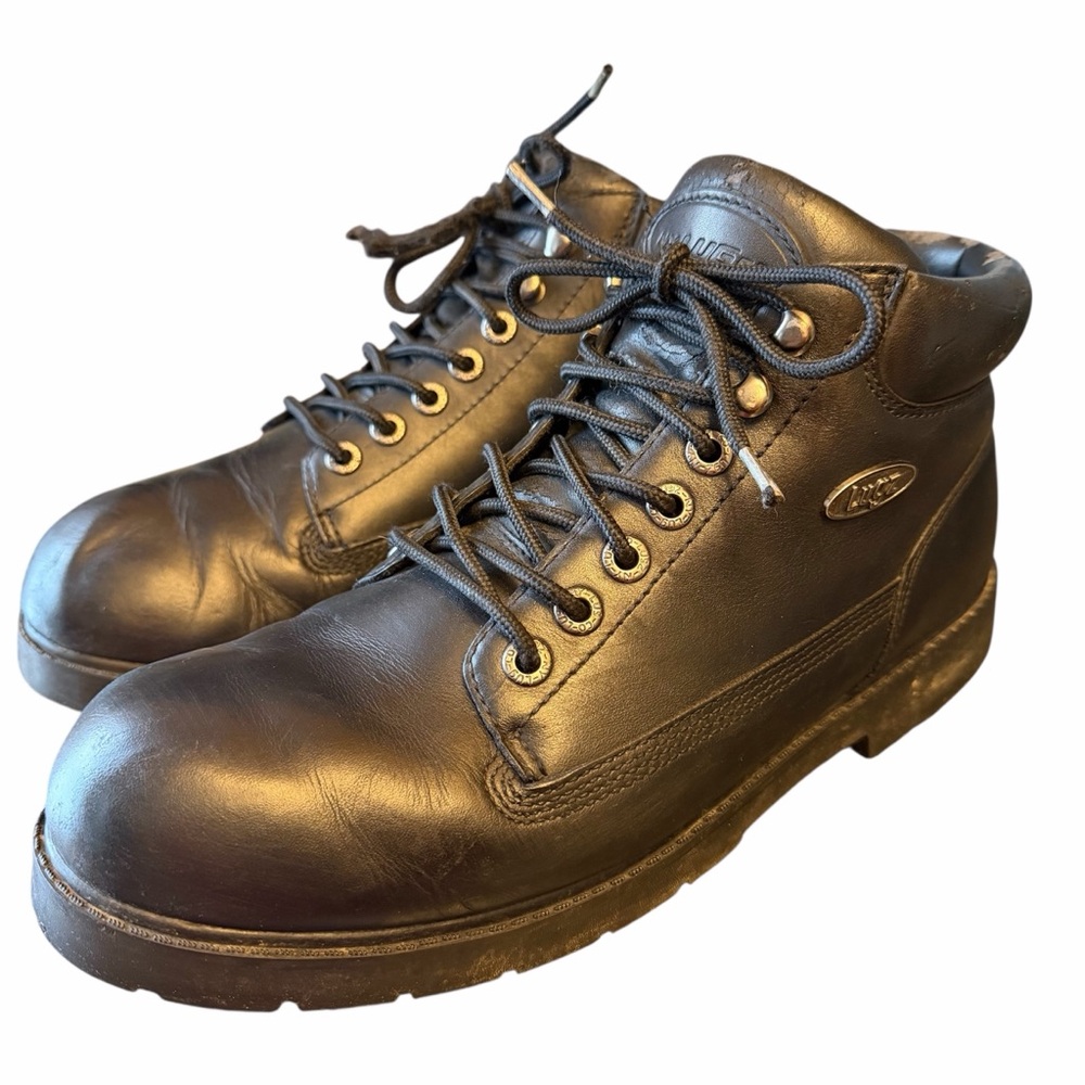 LUGZ Men’s Genuine Leather Boots Sz 10-1/2 Black